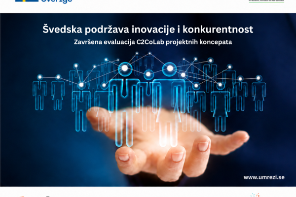 Slika: Švedska podržava inovacije i konkurentnost: Završena evaluacija C2CoLab koncepata projekta