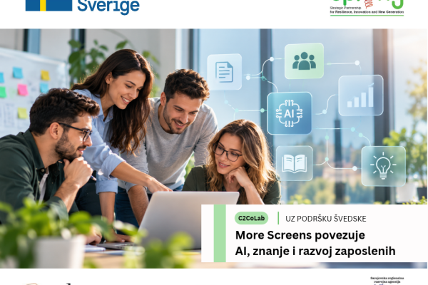 Slika: Uz podršku Švedske, More Screens povezuje AI, upravljanje znanjem i razvoj zaposlenih